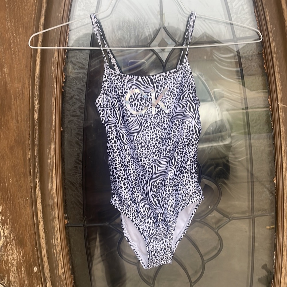 NWT Calvin Klein Anmal Print Swimsuit! 6